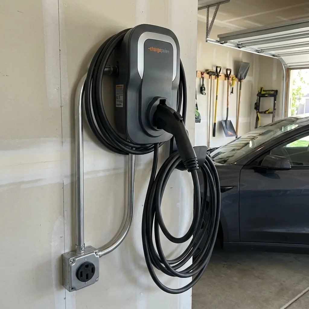 Home EV charging station