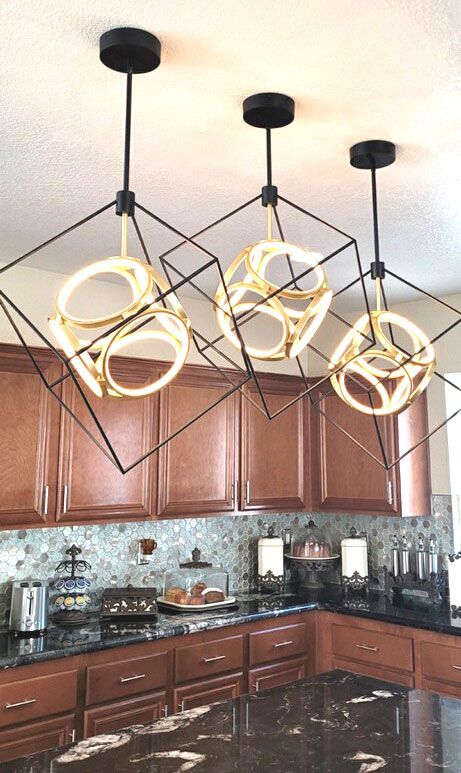 Kitchen lighting installation